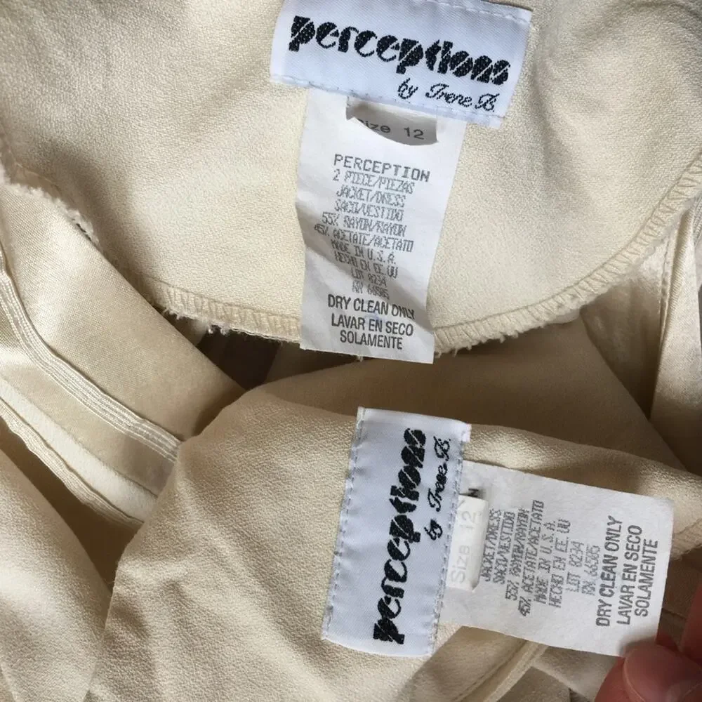 Vintage Perceptions 2 PC Dress And Cardigan Set - Picture 3 of 8